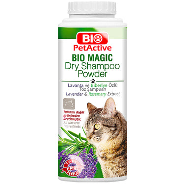 Bio PetActive Bio Magic Dry Shampoo Powder (For Cats) 150gm